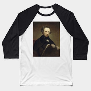 Self Portrait at the age of 43 by Ary Scheffer Baseball T-Shirt